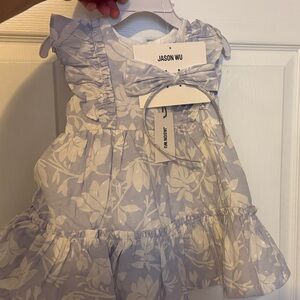 Jason Wu Light Blue and White Floral Dress